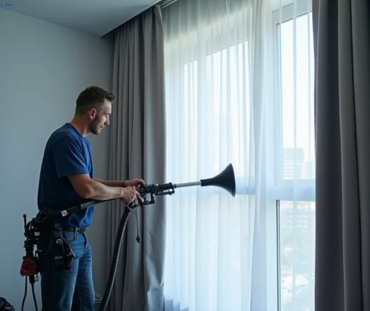 Professional curtain stain removal process equipment Matty Curtain Cleaning west-ryde-nsw